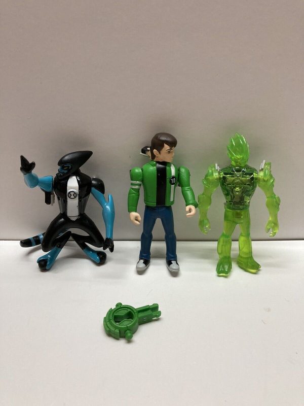 Lot of 3 Ben 10 Alien Creation 2.75 Mini Figure B