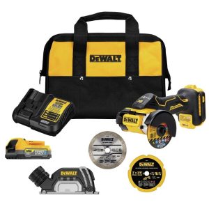 DeWalt DCS438E1 20V MAX XR 3" Cut-Off Tool Kit w/P