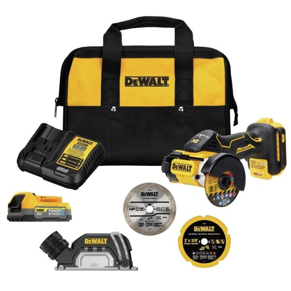 DeWalt DCS438E1 20V MAX XR 3" Cut-Off Tool Kit w/P