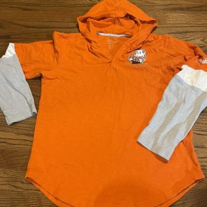 Nike Long Sleeve NFL Team Apparel Orange Womans T