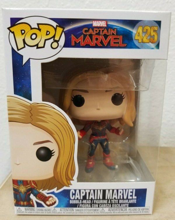 FUNKO POP MARVEL CAPTAIN MARVEL 425 FIGURE AUTHEN