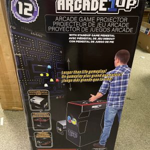 Arcade1Up Pac-Man Arcade Game Projector 12-in-1 E