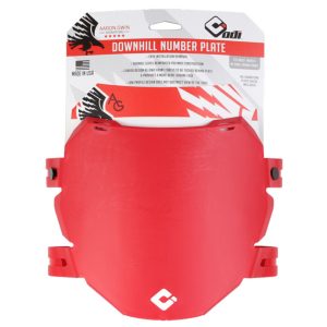ODI Downhill Number Plate - AG - Red
