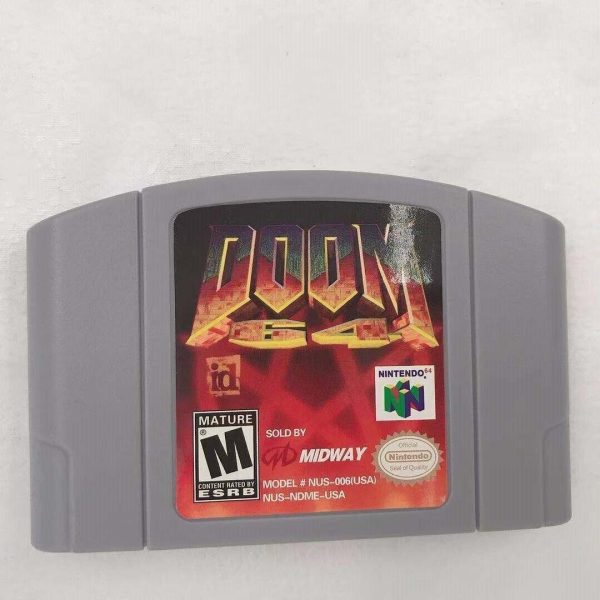 DOOM 64 Video Game Cartridge Console Card for Nint