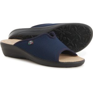 Fly Flot Mesh Slide Sandals Navy Size 8 Women Bran