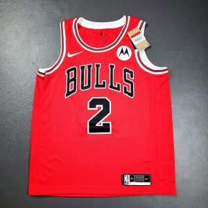100 Authentic Lonzo Ball Nike Bulls Icon Swingman