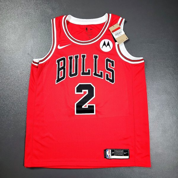 100 Authentic Lonzo Ball Nike Bulls Icon Swingman