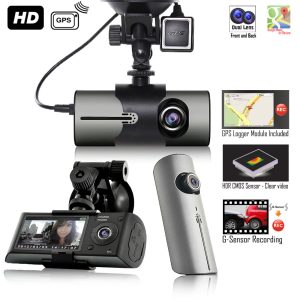 Indigi NEW XR300 Car DVR Cam Front Back Lens Mot