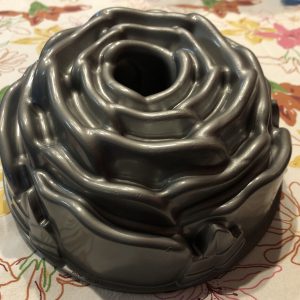 NORDIC WARE 10 cup ROSE FLOWER Heavy Non Stick Cas