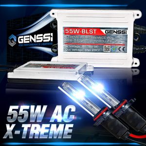 Genssi 55w HID Kit Headlight Bulbs Conversion 9006