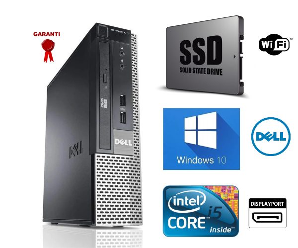 Dell Optiplex 790 MINI PC USFF i5-2400 500GB SSD 1