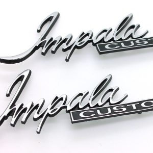 NUEVO par de emblemas personalizados de Impala/pan
