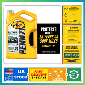 Motor Oil Platinum Full Synthetic 0W-20 for Gasoli