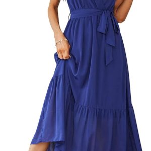 PRETTYGARDEN Women's 2023 Floral Summer Dress Wrap