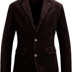 chouyatou Men's Vintage Casual Work Wear Corduroy