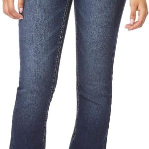 WallFlower Women's Luscious Curvy Bootcut Mid-Rise