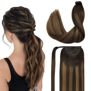 Ponytail Extension Human Hair Extensions Balayage
